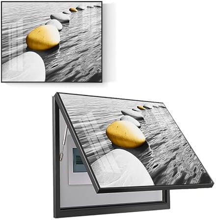 Electric meter wall decoration Creative Electric Panel Decoration Box Distribution Box Decorative Painting Wall Hanging Painting with Hydraulic Rod Supports