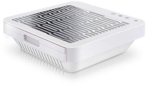 ROMALOVE Nail Vacuum Dust Collector Extractor Suction Fan Manicure Tool for Acrylic Nail Gels Removal