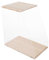Zerodeko Compact Cd Storage Rack Record Player Holder Wooden Book Display Case Record Storage Rack for Home