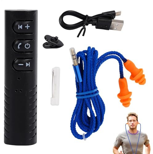 Earplug Earphones Wireless - Safety Headphones For Work | Portable Wireless Earbuds, In-Ear Noise Reduction Headset For Phones And Computers, Comfortable bluetoōth Earphones For Work And Travel