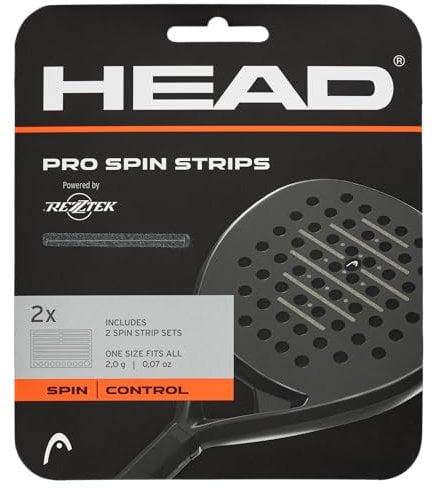 PRO Spin Strips per Racchetta da Padel – Migliora Il Giro e Il Controllo della Palla – Si Adatta a Tutte Le Racchette da Padel – Accessorio Imperdibile – Rezztek
