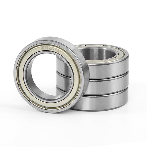 4 Stück 6804ZZ Kugellager 20x32x7mm doppelt geschützte Rillenkugellager mit Metall Doppeldichtung, Chromstahl und Vorgeschmiert, 6804-2Z, für DIY, Drehbänke, Motoren, 3D-Drucker