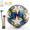 Pallone Da Calcio Champions, Pallone Da Calcio Di Dimensioni 5，Pallone Da Calcio Per Bambini E Adulti Con 1 Pompa Per Palloni, Regalo Di Compleanno Per Il Gioco E L'Allenamento