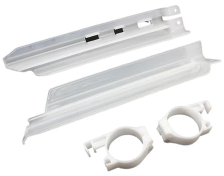 LIANGYIMEI pour Kawasaki KLX 250 300R 650 650R KDX 125 200 Protection Fourche Avant Protection Contre Chocs Accessoires Motos(Blanc)