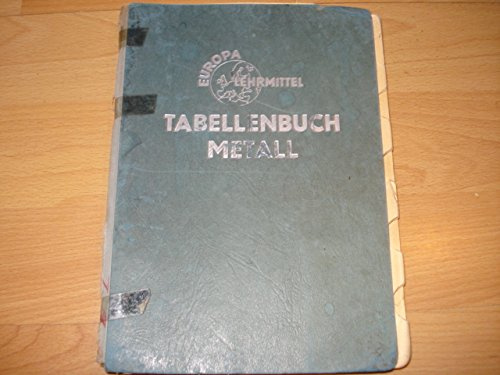 Tabellenbuch Metall, Europa Lehrmittel