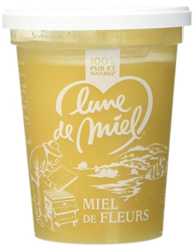Lune de Miel Miel deFleurs Crémeux Pot Plastique, 500g