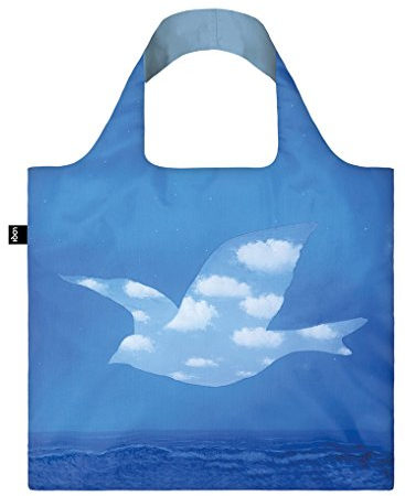 LOQI Museum Rene Magritte Einkaufstasche / Reisetasche Reise-Henkeltasche, 4 cm, Promise