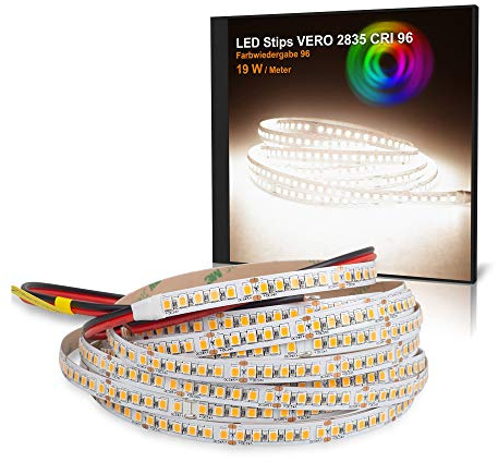 Mextronic LED-Streifen/LED-Band neutralweiß (4000k) CRI 96, 96W, 5 Meter, IP20