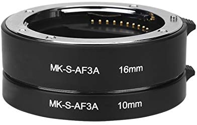 EBTOOLS for Adapter & Konverter Für Objektive Macro-Zwischenring Set,Automatischer Autofokus 10Mm 16Mm Mak Längerungsrohr Linsen Verlängerungsrohr Satz Für E/Fe Nex3 Nex5 Nex6 Nex7