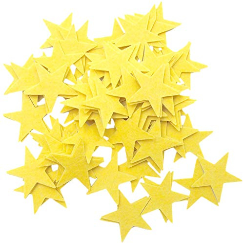 Playfully Ever After Filzsterne, 3,8 cm, 88 Stück 88 gelb