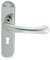 Carlisle Brass CBL11CP IBRA Lever ON Backplate-Lock 57MM C/C, Polished Chrome