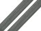 maDDma 1m Falzgummi 20mm Faltgummi elastisches Einfassband Schrägband Saumband Farbwahl, Farbe:stahlgrau