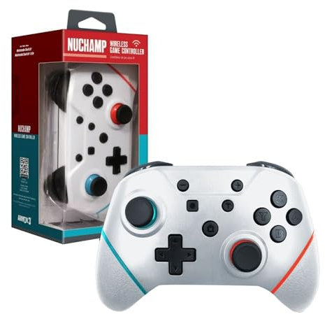 HYPERKIN Interruttore NUCHAMP Controller Senza Fili Bianco [Nintendo_Switch]