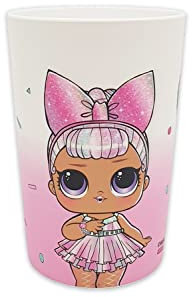 Procos 92859 - Mehrwegbecher LOL, 2 Stück, Fassungsvermögen 230 ml, wiederverwendbar, Partygeschirr