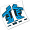 Fox 32 Fox 32 Rhythm 2021 Vinyl-Aufkleber (SK - Sky Blue)
