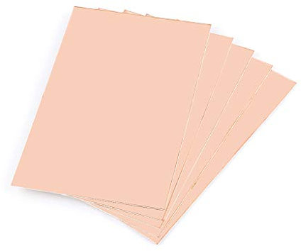 GUMEI 5 pièces 10 * 15 cm CCL Simple Face PCB plaqué cuivre Panneau stratifié FR4 Circuit imprimé matériau époxy Composite
