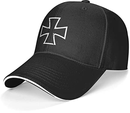 614 Mütze Eisernes Kreuz Netzmütze Unisex Trucker Baseballkappe Hat Cool Pferdeschwanz Kappe Für Herren Reisen Erwachsenen