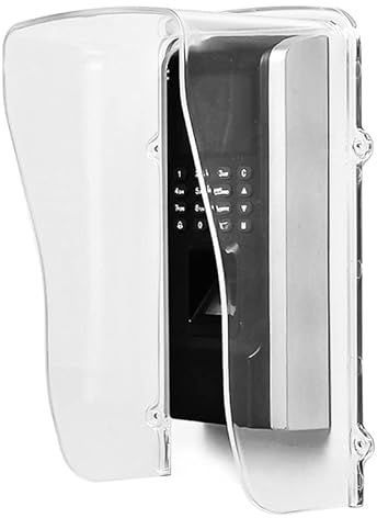 Coperchio campanello per PC adatto per campanello radio/serratura a codice porta anteriore/campanello porta anteriore/presa esterna esterna impermeabile protezione antipioggia plastica trasparente