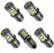 E10 LED 6V 10SMD Lampe Birne Schraubsockel Weihnachtsstern Leuchtstern Faltstern Adventstern (kaltweiß, 5 Stück)