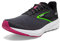 Brooks Damen Launch 10 Sneaker, Black Blackened Pearl Green, 38.5 EU
