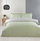RAPPORT HOME Helston Bedding Duvet Cover Set with Pillowcases Double Green