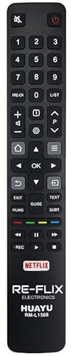 Re-Flix RM-L1508+ RC802N - Mando a distancia de repuesto para Thomson TCL TV 50UE6420
