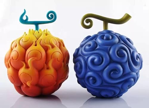 Eamily of 2 Devil Fruit Ace Flame + Luffy Gum-Gum Chopper One Piece Costume Accessory Demon Flame-Flame Figure Toys Juguettes
