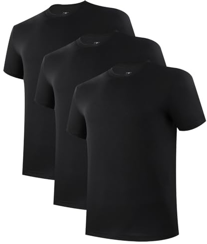 Bamboo COOL Herren Th23m-301-5 T-Shirt (5er Pack)