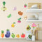 Sunnywall Tier Safari Wandsticker Wandtattoo Wandbild Baby Aufkleber Kinderzimmer Baby Wandaufkleber Spielzimmer Küche (Sweet Fruits Set 2)
