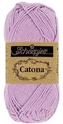 Scheepjes - Scheepjes Catona 520 Lavender Yarn - 20x25g