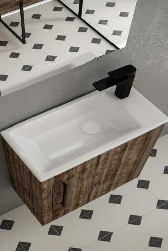 Lavadora de mano de cerámica blanca cuadrada – ATRIA 2-50 cm – LPP