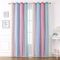 Freyamy Wohnzimmer Gardinen Blau Rosa Grün Glänzend Sterne Vorhänge Halbtransparent 240x132 (HxB) Ösenvorhang 2er Set Farbverlauf Gardinen mit Farbverlauf Vorhang verdunkelungsvorhang