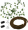 Reptile Vines, Reptile Climbing Branch 3.28ft long Reptile Vines with Flexible 6.56ft Leaves Vines and Suction Cups Realistic Reptile Climbing Decor for Snake Lizard Bearded Dragons Gecko Tank Acces