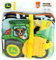 LAMAZE John Deere Buch Reise vom Bauernhof zum Tisch | Weiches Babyklappbuch mit farbenfrohen und schwarz-weißen Seiten, Knister- und Quietschgeräuschen, Bändern und Beißspielzeug | ab 6 Monaten