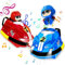 Dhqkqg Macchina Telecomandata Per Bambini, 2 PCS Macchina Telecomandata, con Musica e Luci, Auto Giocattolo Telecomandata che si Schianta, Macchina Con Telecomando Bambino,Bambini Regalo Giocattolo