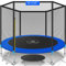 KESSER® Trampolin Outdoor Ø 244/305/366/427 cm Komplettset mit Sicherheitsnetz, Leiter, Randabdeckung & Seitentasche und Montagezubehör | Kindertrampolin Gartentrampolin Belastbarkeit 150 kg
