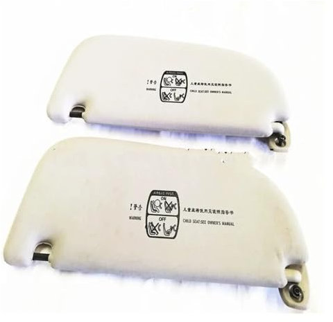 Viseras Parasol Parasol Interior Coche para Citroen para Peugeot 206, 206CC, 207, 208 C2, Accesorios para Parasol Visera