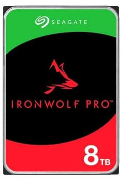 Seagate IronWolf Pro ST8000NT001 disco rigido interno 8 TB 7200 Giri/min 256 MB 3.5 Serial ATA III