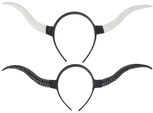 DEARMAMY 2 Stücke Antelope Horn Haarbänder Multifunktionale DIY Fotorequisiten für Cosplay Geburtstagsfeiern und Anlässe für Familie