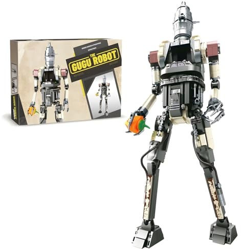DrmBeyd Robot Building Block Set, 654+ Pieces Iron Robot Building Toys Classic Movie Collectibles and Retro Iron Robots Toy, Mech Action Figure Gifts for Adults and Mech Fans
