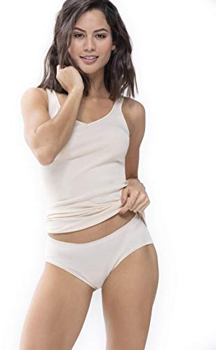 Mey Damen Sportshirt 100% Baumwolle Serie Noblesse | Schmale Passform, Rundhalsausschnitt, Breite Träger, Ohne auftragende Seitennähte, 100% Peru-Pima Baumwolle, Gr. 38-48