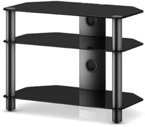 Sonorous Neo 370 Meuble TV avec support pour écrans jusqu'à 37 Noir