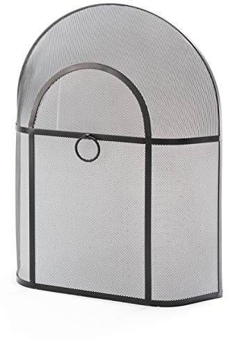 Bogen Kamingitter / Funkenschutz für Lombard Sorrento gewölbter Kamin 28“x 21“ von Crannog