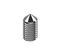 25 Edelstahl A1 Schlitz Gewindestifte DIN 553 1.4305 M6x8