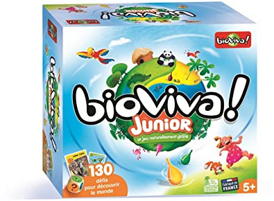 BIOVIVA JUNIOR | Thema Umwelt – Familienspiel – ab 5 Jahren – 2 bis 4 Spieler – hergestellt in Frankreich