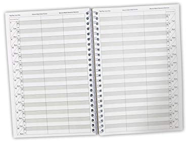 KOCHDIALOG Terminbuch Friseur Salon Praxis Bestellbuch 1-3 Mitarbeiter 30 Minuten Takt für 320 Tage frei einzutragen Terminplaner Praxisplaner Friseurplaner Salonplaner Terminkalender Kalender Termin