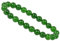 ELEDORO Handgefertigtes Edelstein Perlen Stretch Armband - Echte Steine 8mm (Nephrit Jade)