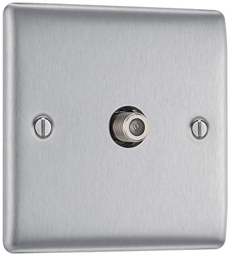 BG Electrical Single Satellite Connection Socket