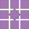 1000 Klebepunkte 3mm selbstklebend farbige Punkt Aufkleber PVC Deko Folie Etiketten Inventur (violett)