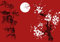 wandmotiv24 Fototapete Japanischer Stil Zeichnung, XL 350 x 245 cm - 7 Teile, Wanddeko, Wandbild, Wandtapete, Japan Kunst M5927
